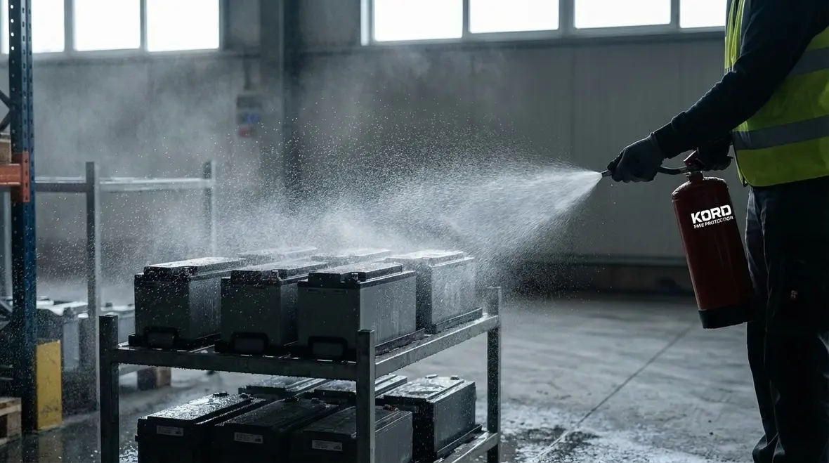 Diagram style view of lithium ion battery thermal runaway