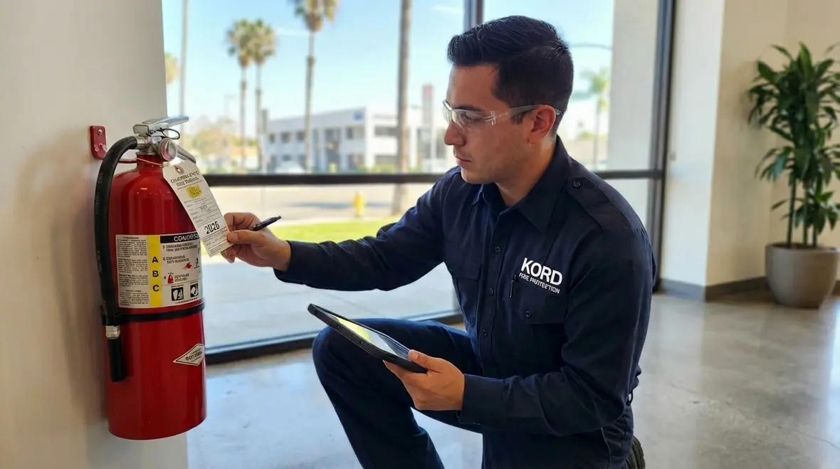 California fire extinguisher laws 2026 update