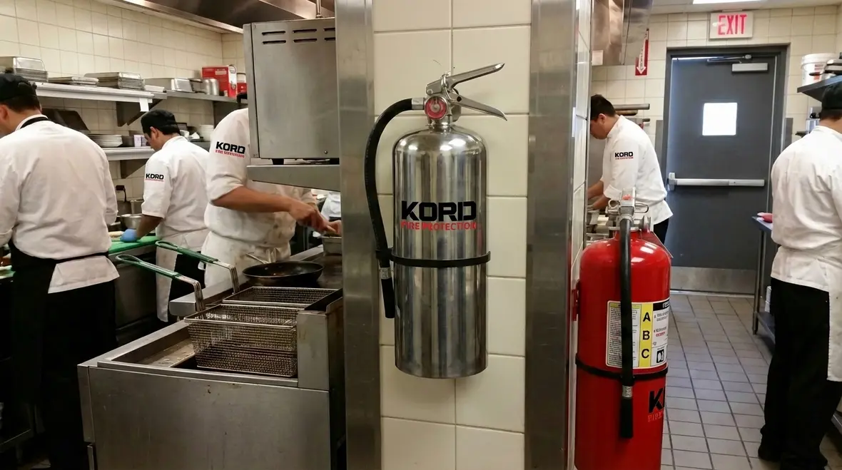 Fire extinguisher requirements for commercial kitchens feature
