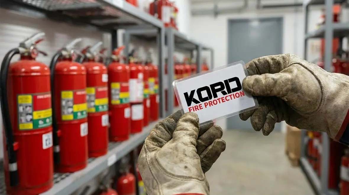 Fire extinguisher certification and inspection tags