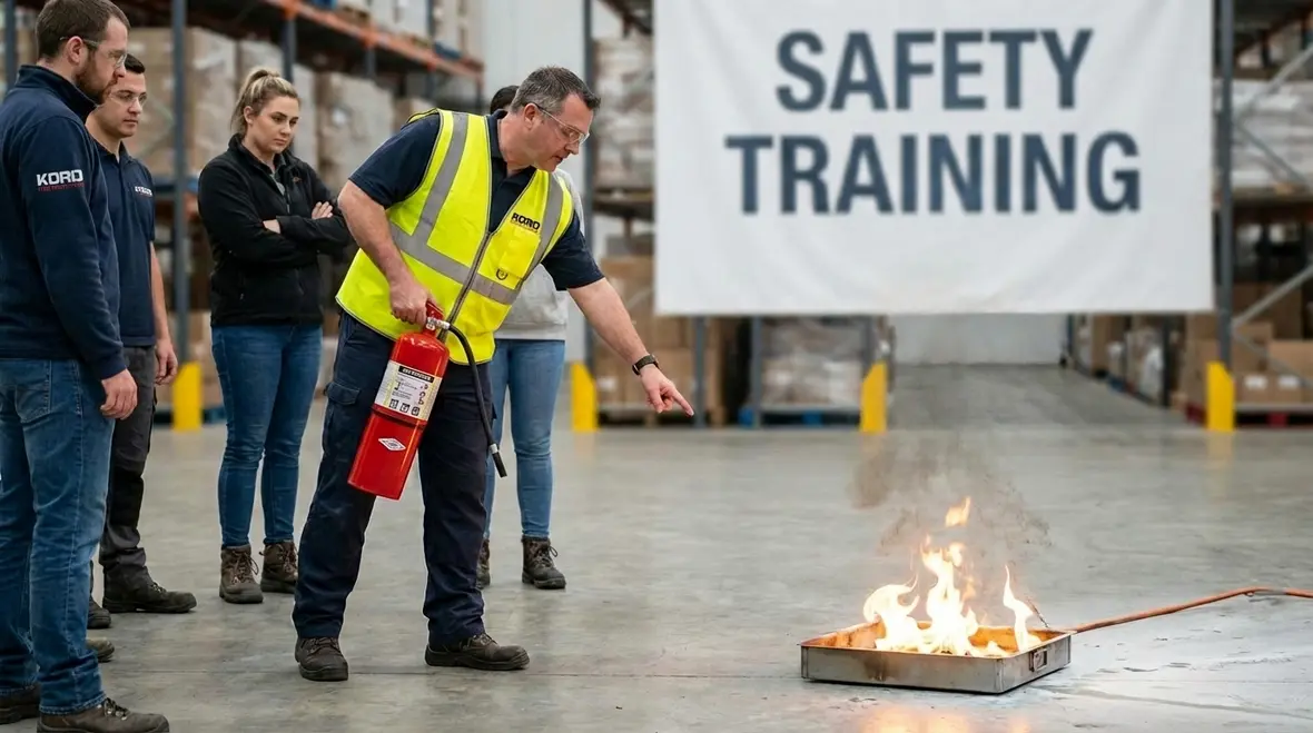 Fire extinguisher training PASS method featured image