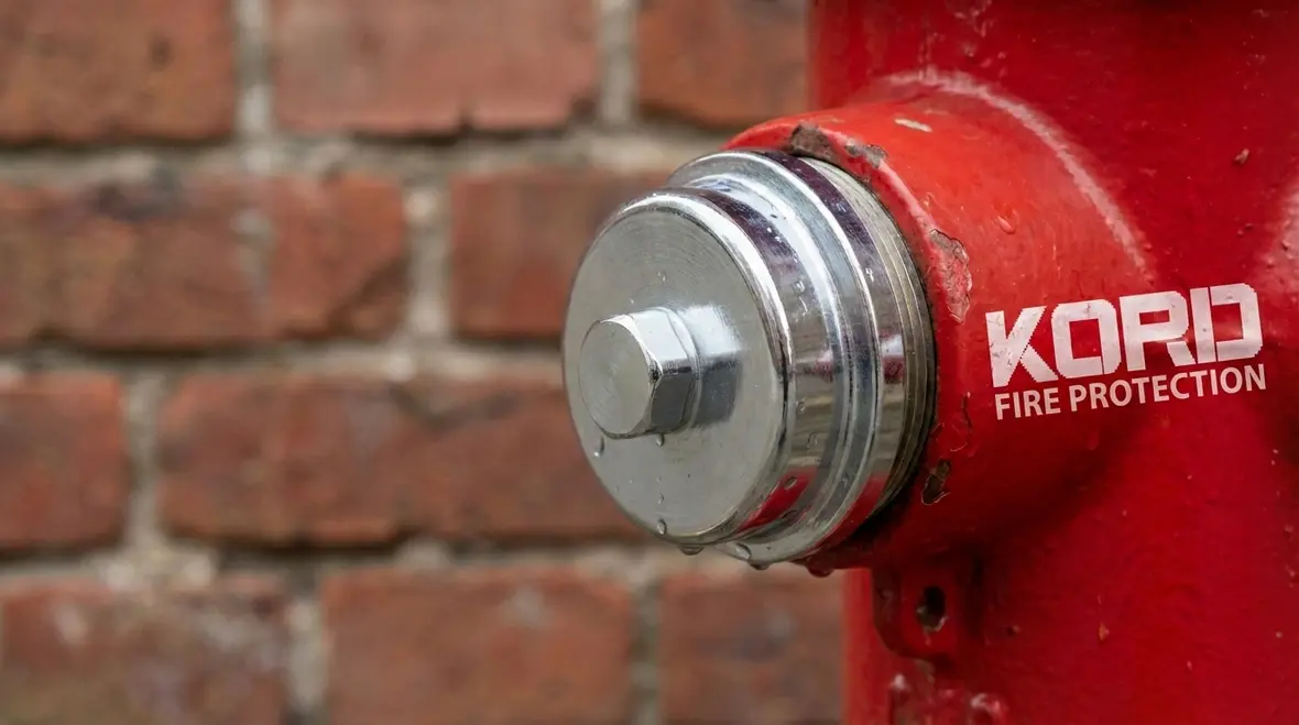 Fire hydrant cap missing on commercial property