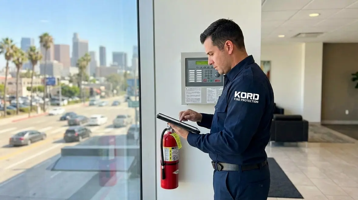 Fire inspection frequency LA requirements