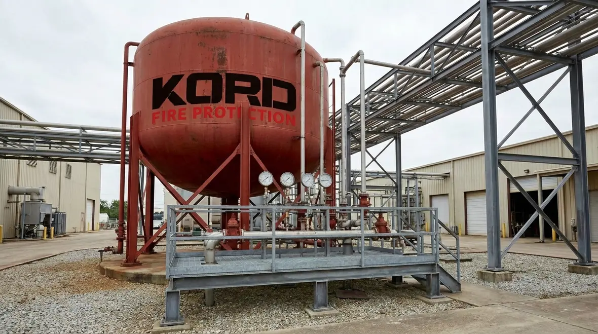 City main connection to building fire protection system