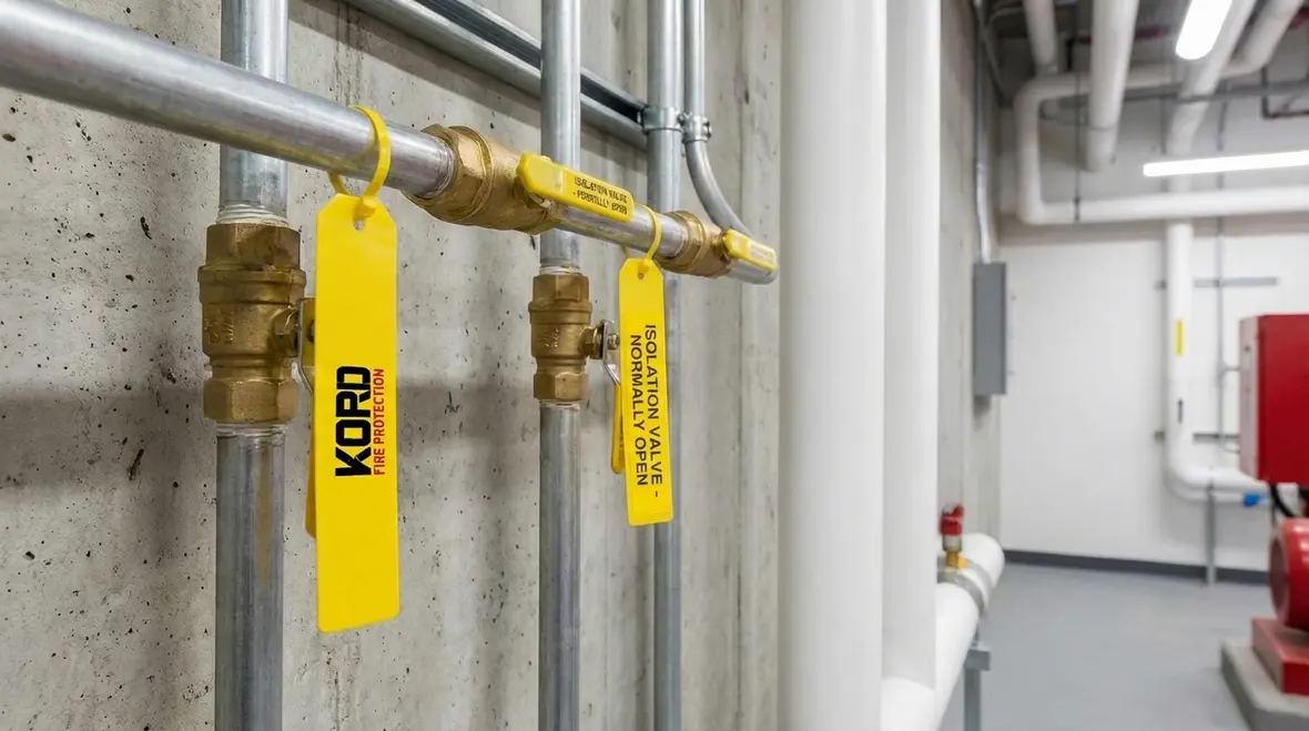 Digital dashboard displaying pressure monitoring for fire pumps in Orange County