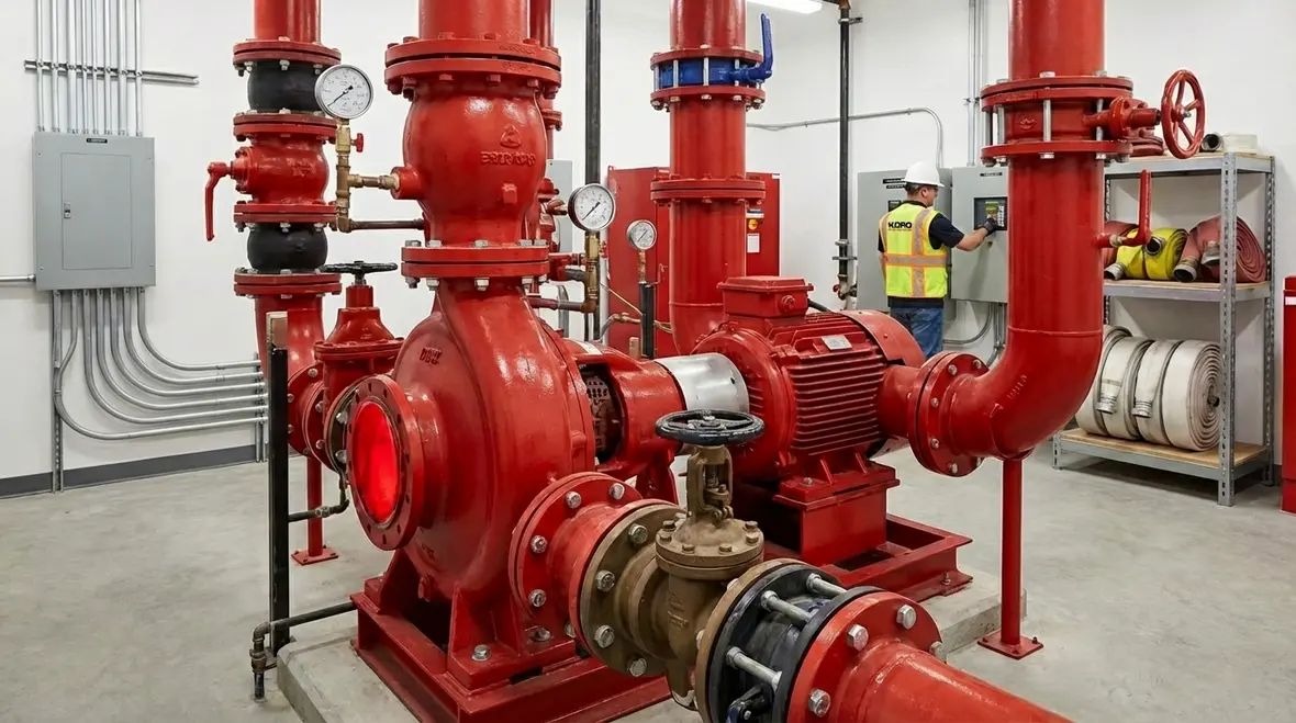 Fire pump sizing calculations for Orange County and centrifugal fire pump selection for Los Angeles commercial properties