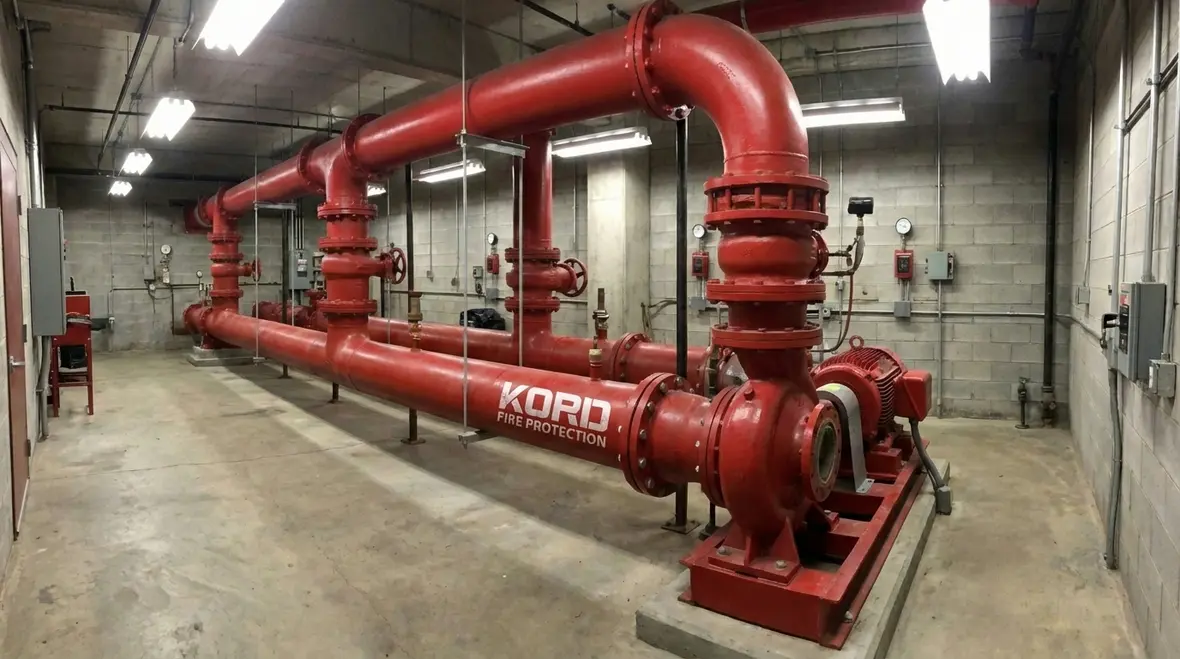 Straight fire pump suction piping run before pump inlet