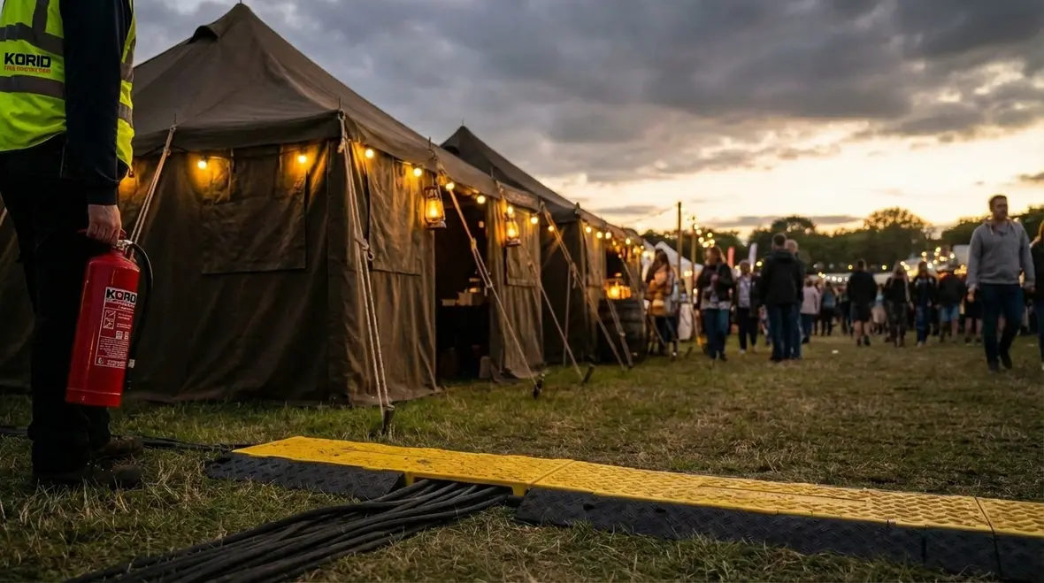 Core fire protection systems for Indio venues