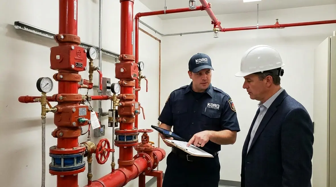 Fire sprinkler companies evaluating credentials and contracts
