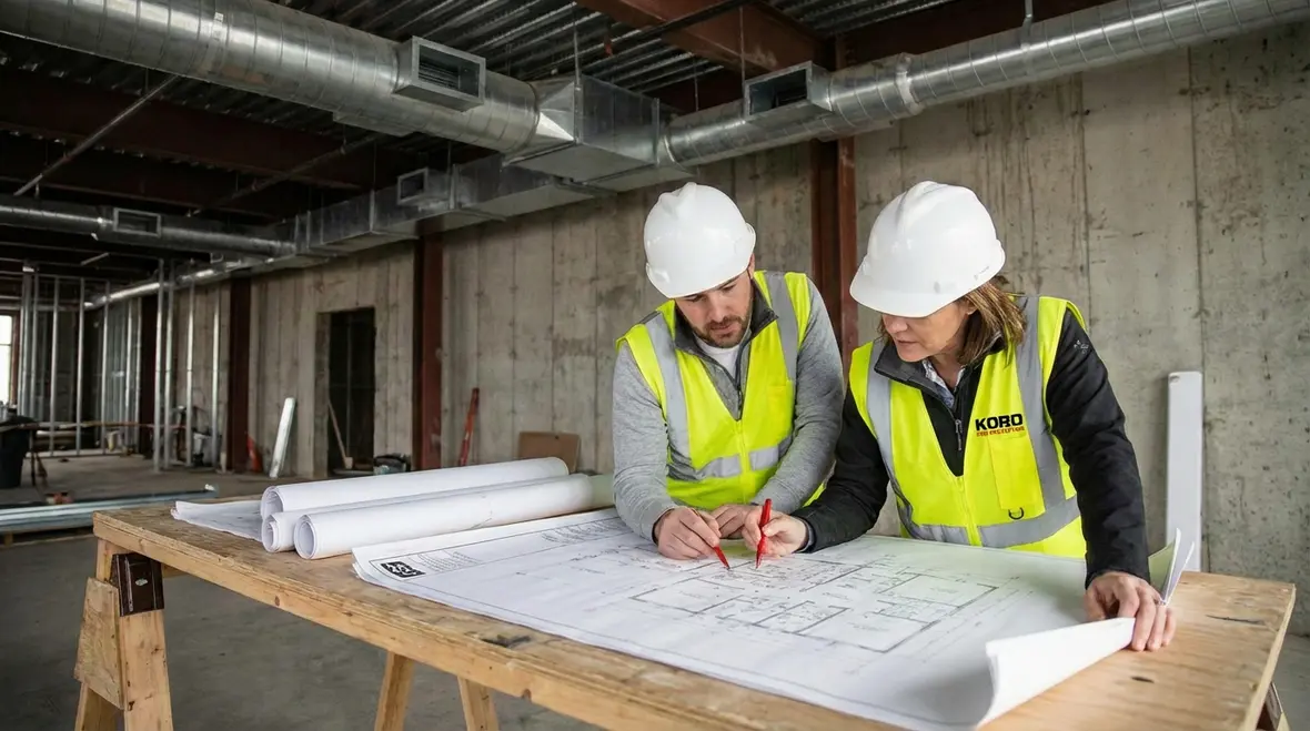 Fire sprinkler layout coordination with other building systems