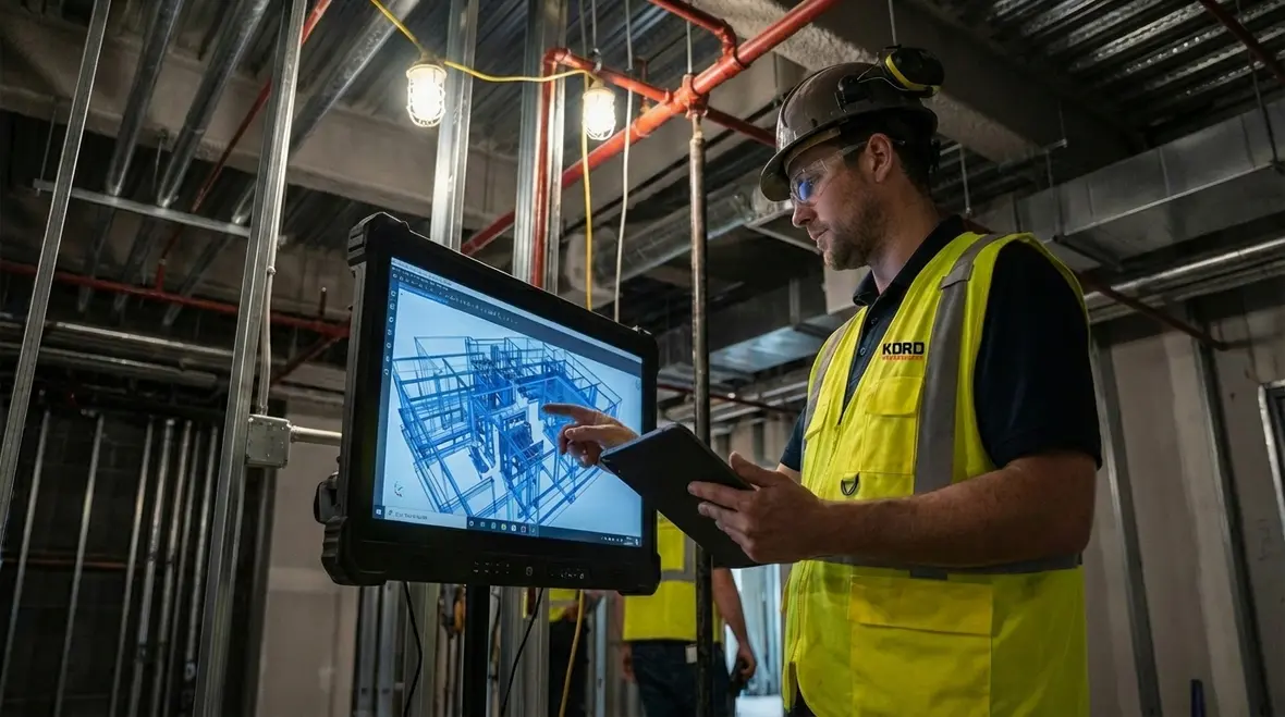 Coordinated fire suppression and mechanical systems in ceiling space