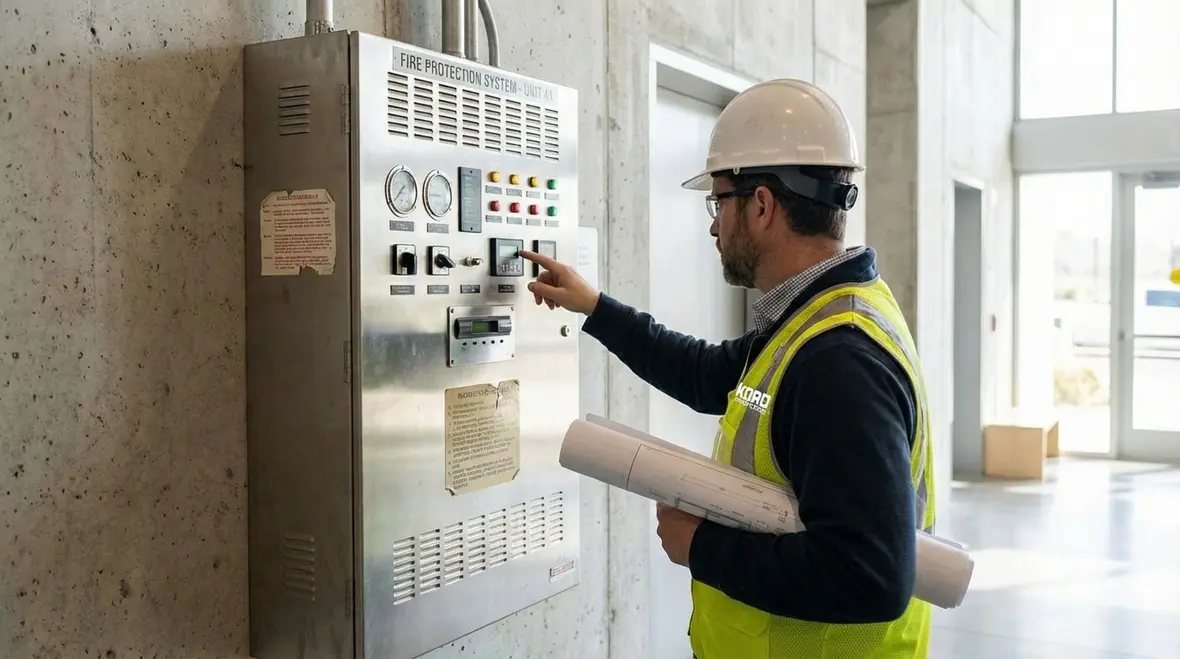 Overview of key fire suppression system types in a commercial building