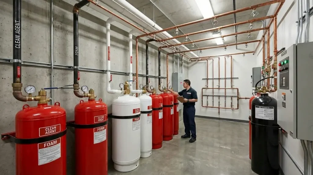 fire suppression system types