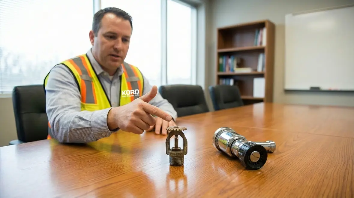 Clean agent fire suppression system protecting critical equipment