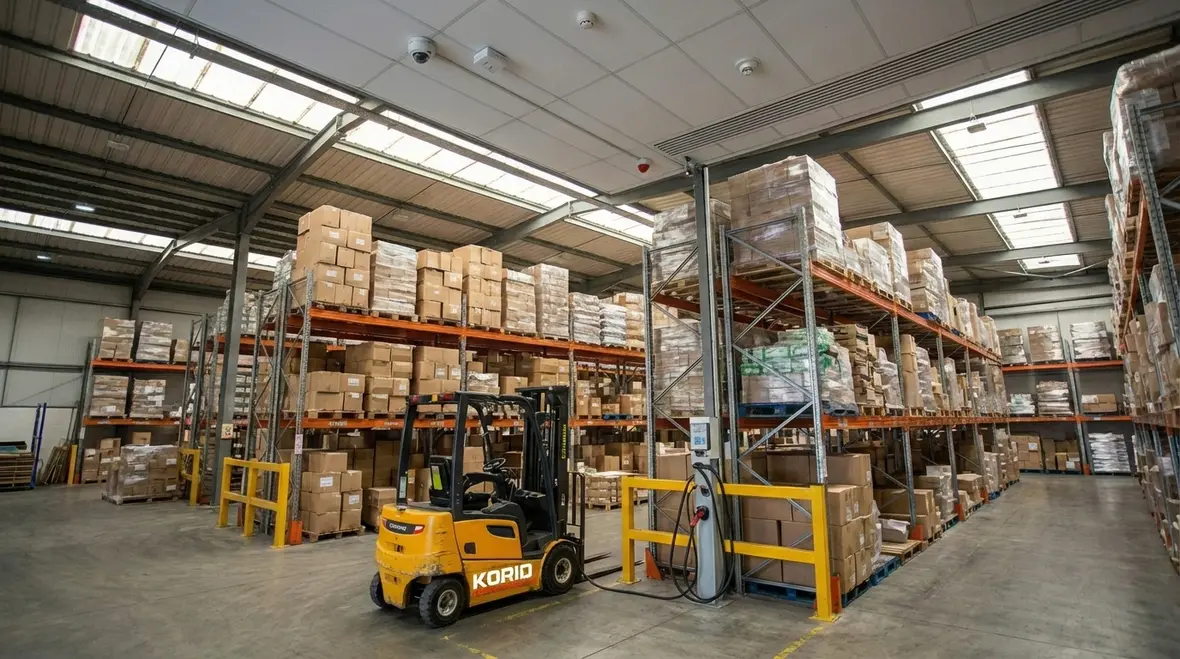 Warehouse fire sprinklers and racking in Los Angeles County