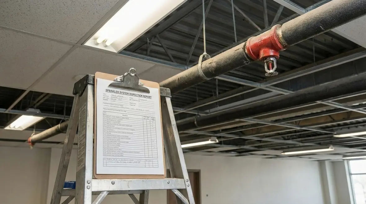 Table comparing NFPA and California Fire Code requirements