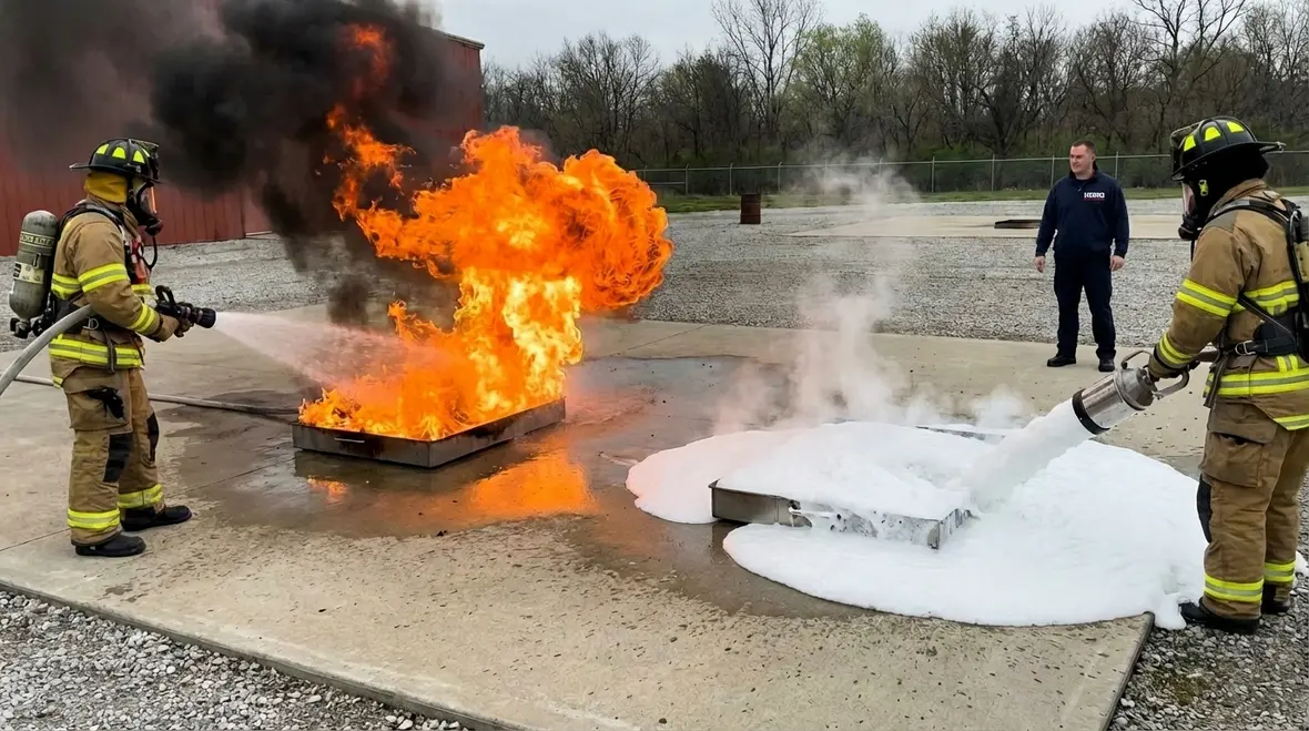 Foam vs water for fuel fires feature image