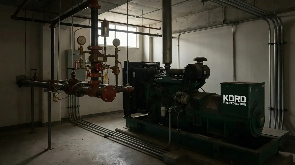 Special hazard fire suppression system design for generator rooms