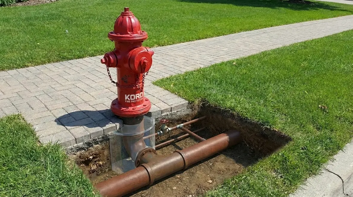How fire hydrants are supplied with water