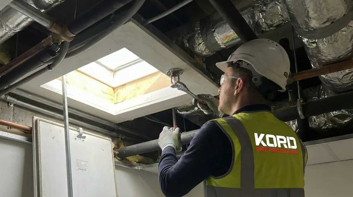 Los Angeles business preparing for fire inspection