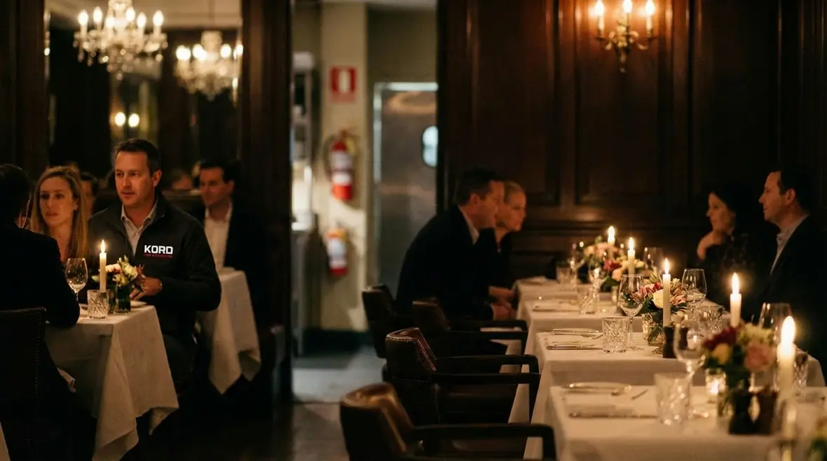 Overview of restaurant fire extinguisher placement layout