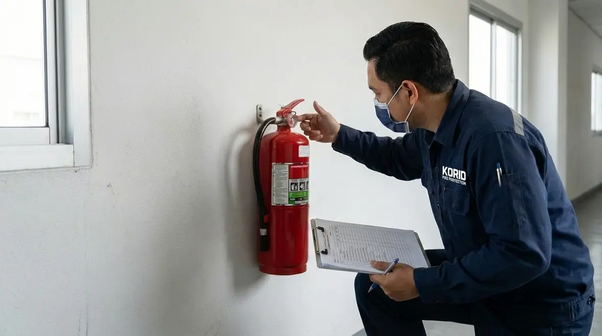 Preventive maintenance to avoid fire extinguisher explosions