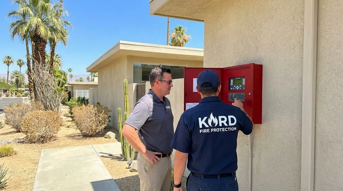 Palm Springs fire safety systems for property managers