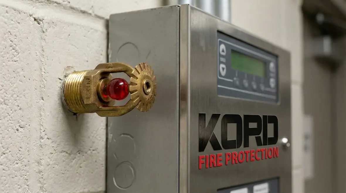 Layered fire protection systems in a Los Angeles commercial tower