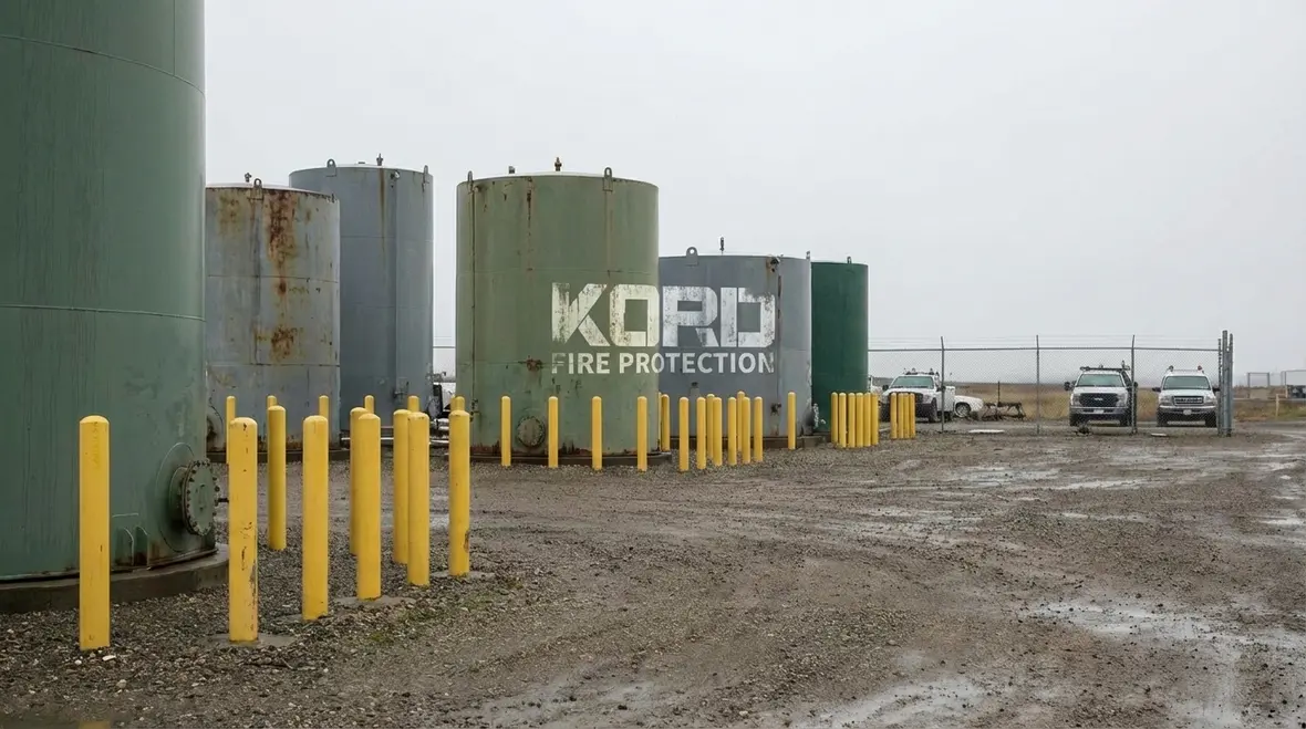 Indoor room designed for NFPA 30 compliant flammable liquid storage