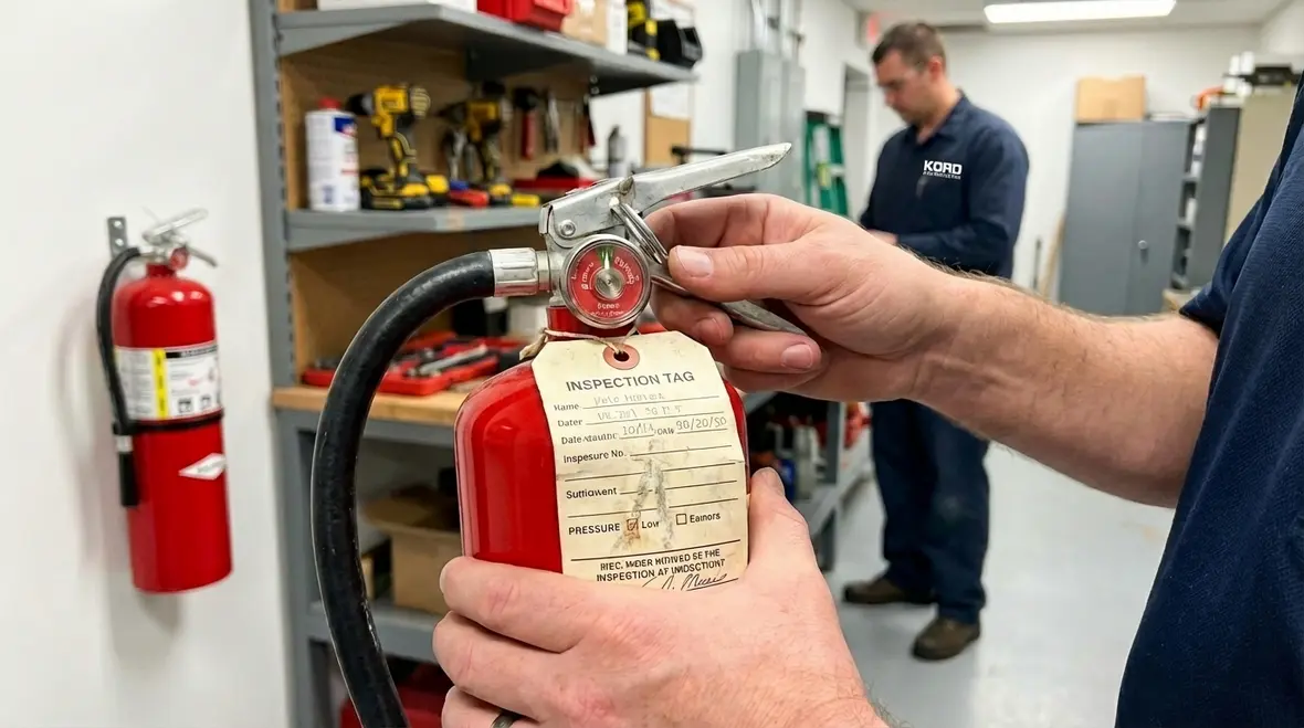 Recharge or replace fire extinguisher decision guide