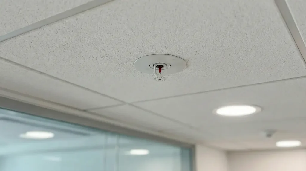 retractable telescoping fire sprinkler head