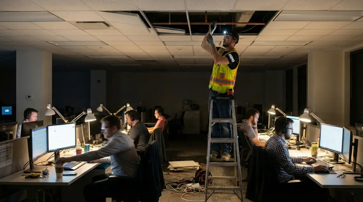 Cost planning for Los Angeles office sprinkler retrofit