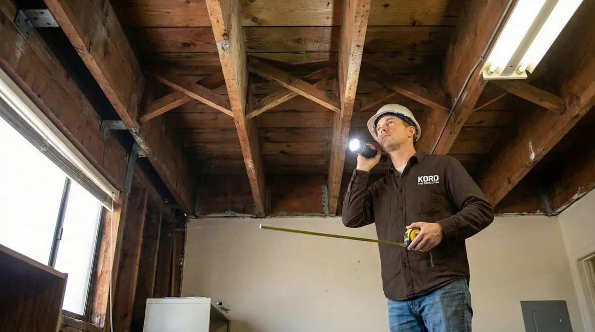 Phased retrofit fire sprinkler work in active Los Angeles office