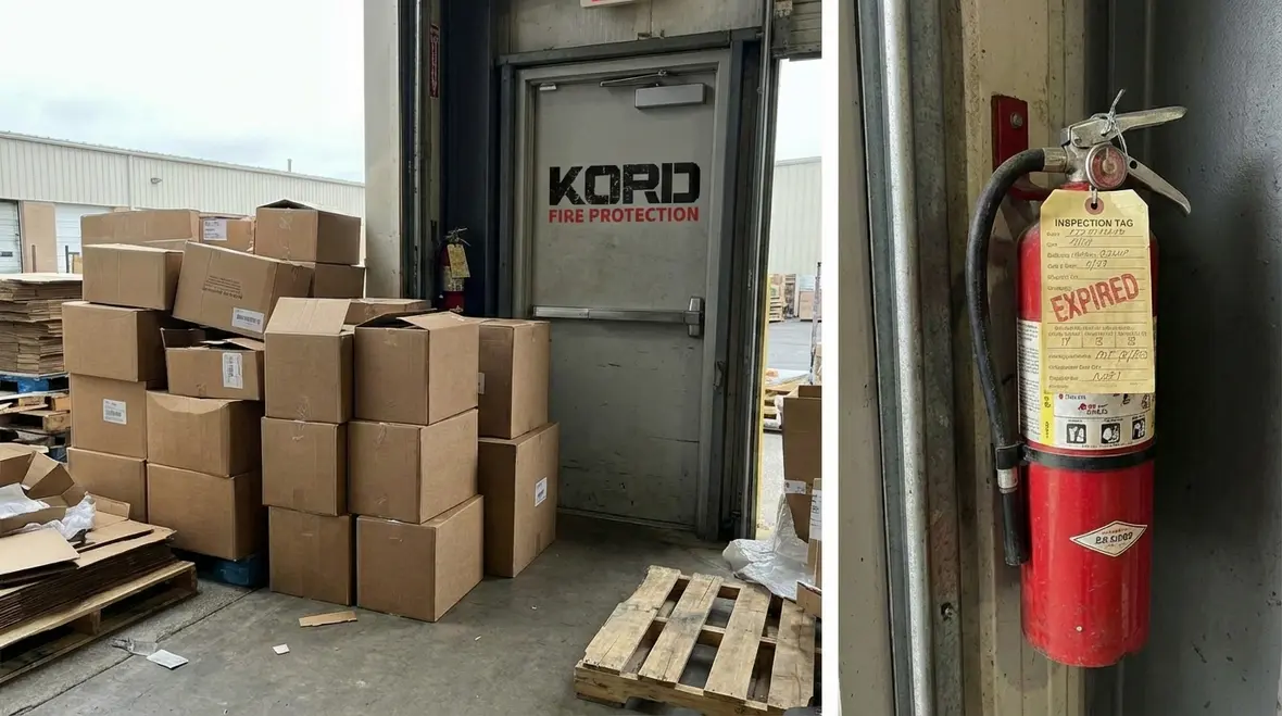 Torrance business reviewing fire safety documentation