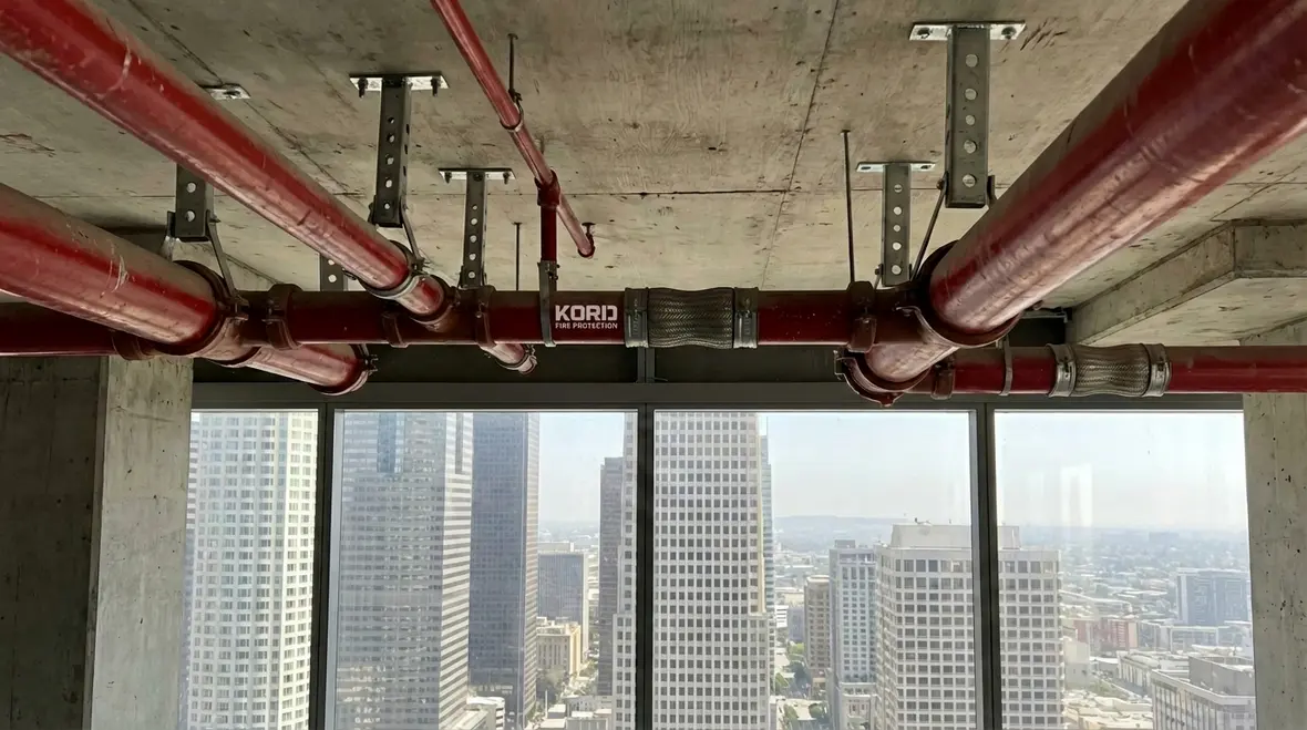 Seismic fire system requirements Southern California