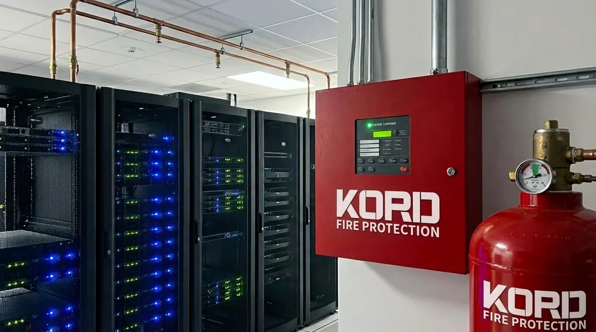 Server room fire suppression system featured image