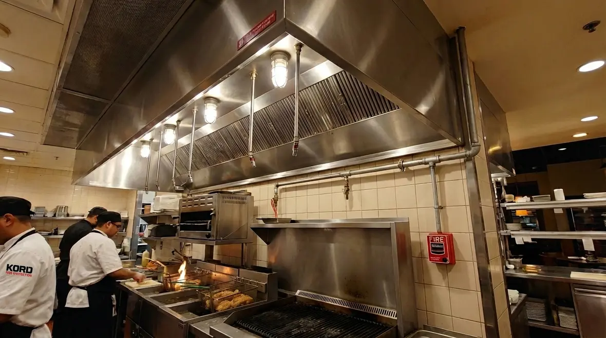 Commercial kitchen hood fire suppression and UL 300 compliance