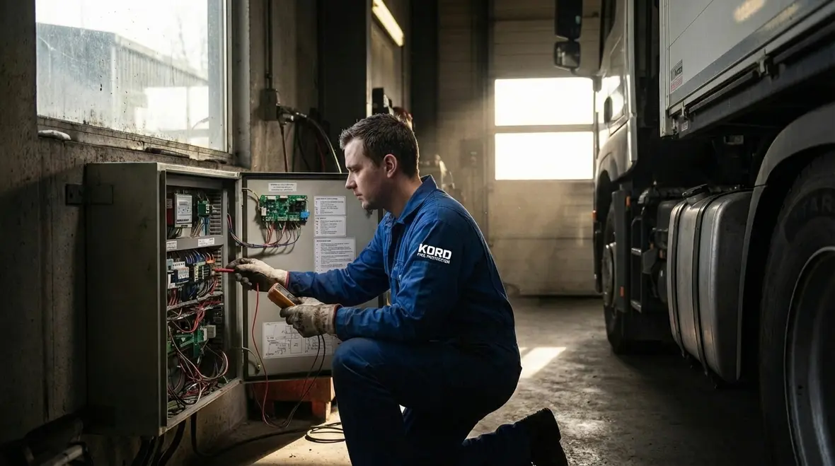 Protected hazard zones on heavy-duty vehicle