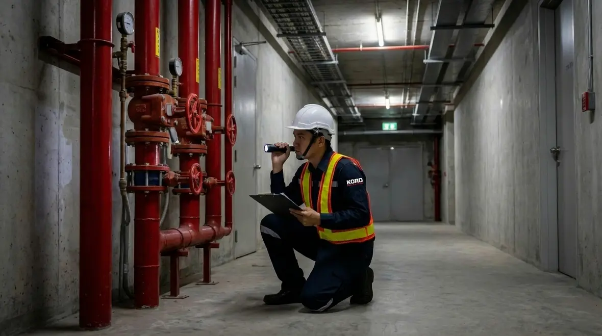 Fire inspection of commercial fire protection systems in Los Angeles