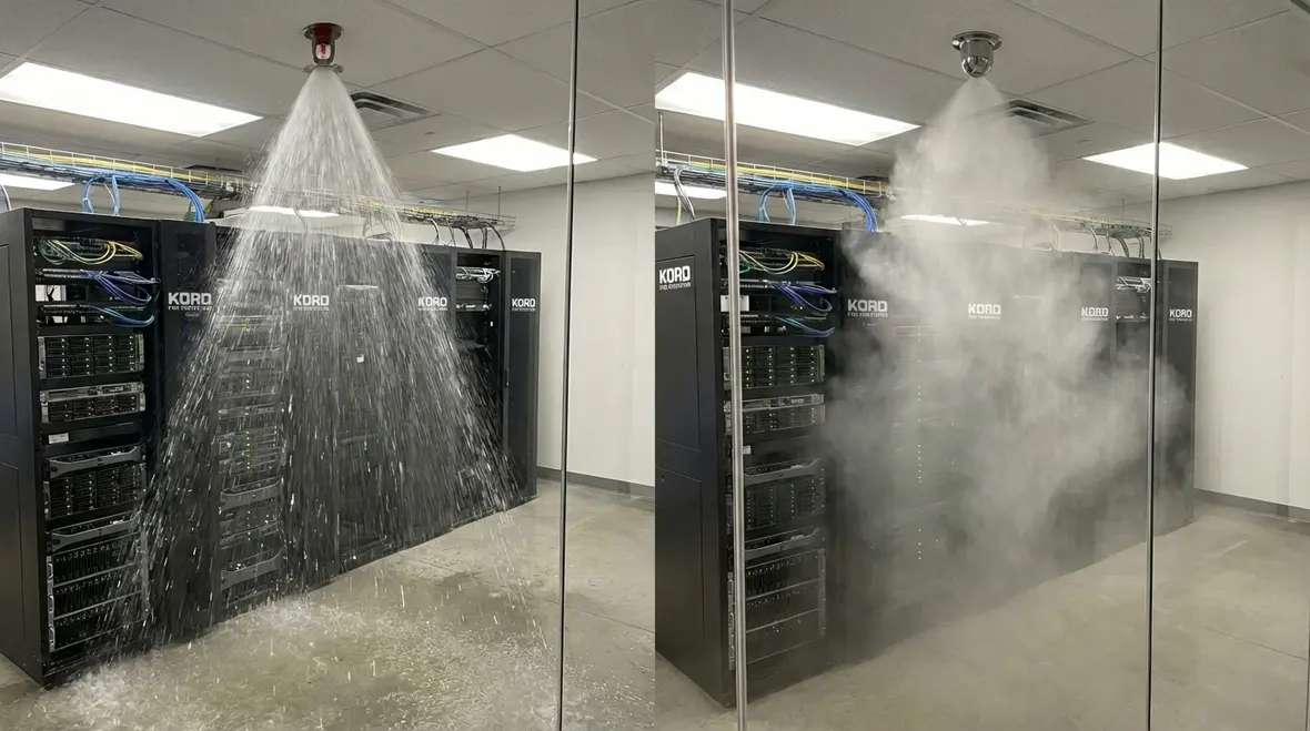 Water mist fire suppression vs sprinklers feature image