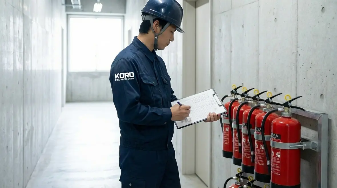 Fire extinguisher inspection requirements visual checklist