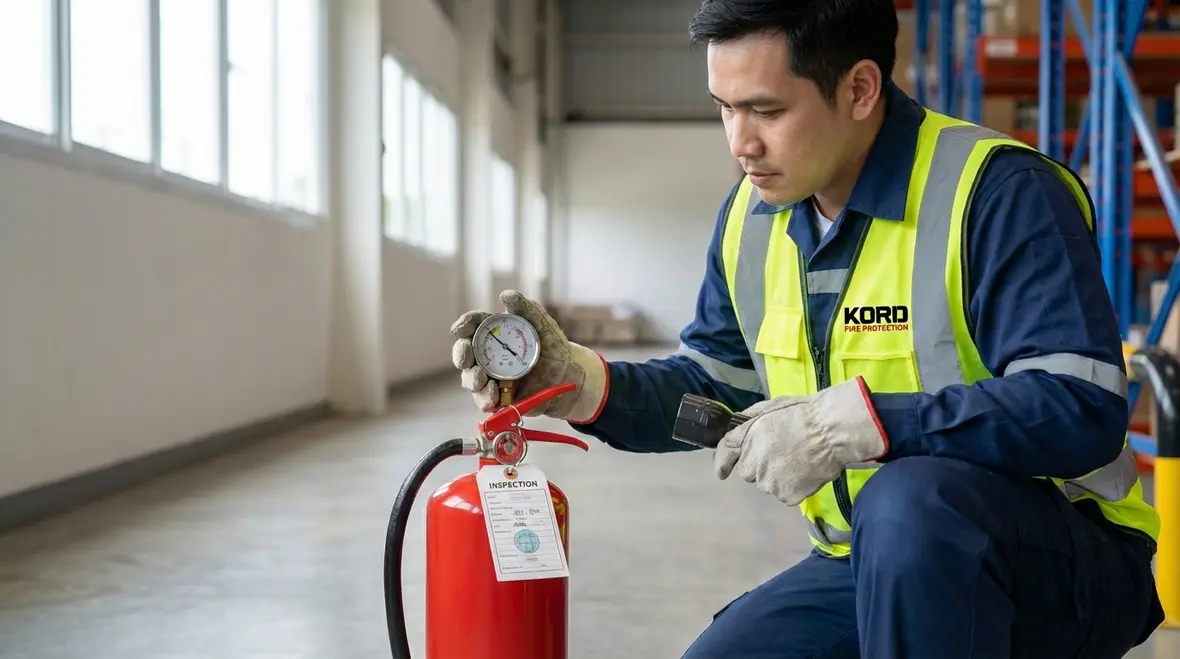 Timeline for El Monte fire extinguisher service frequencies