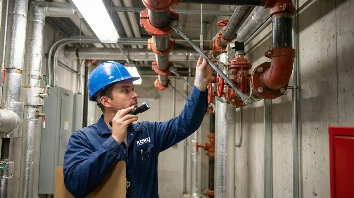 Alhambra residential and commercial fire sprinkler layout comparison