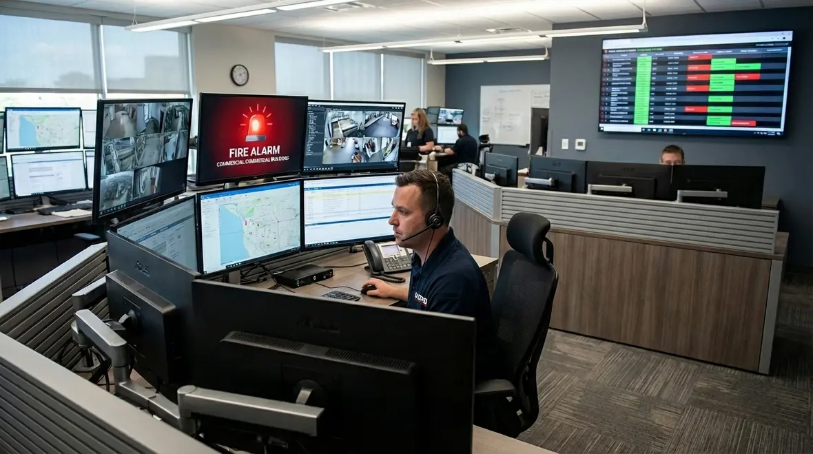 Fire Alarm Monitoring Centers Speed Emergency Response - Kord Fire ...