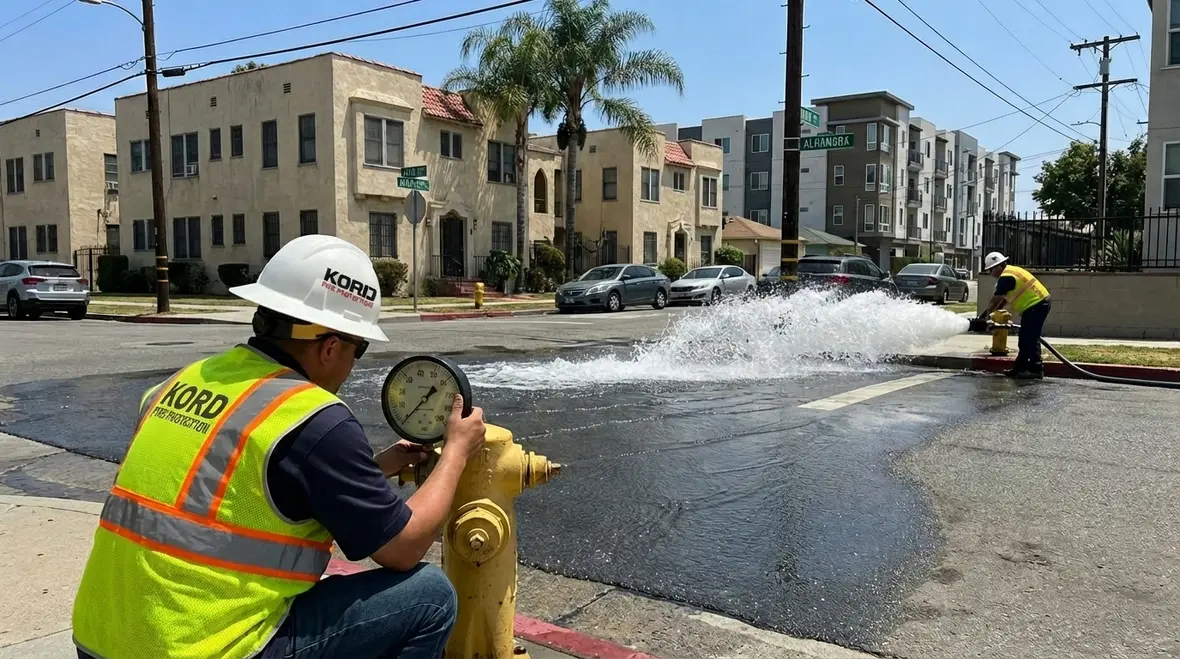 Alhambra fire hydrant flow testing featured image
