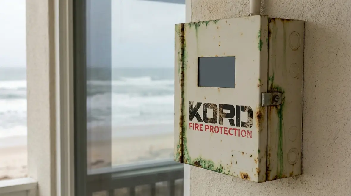 Coastal home in Avalon with compliant fire safety design