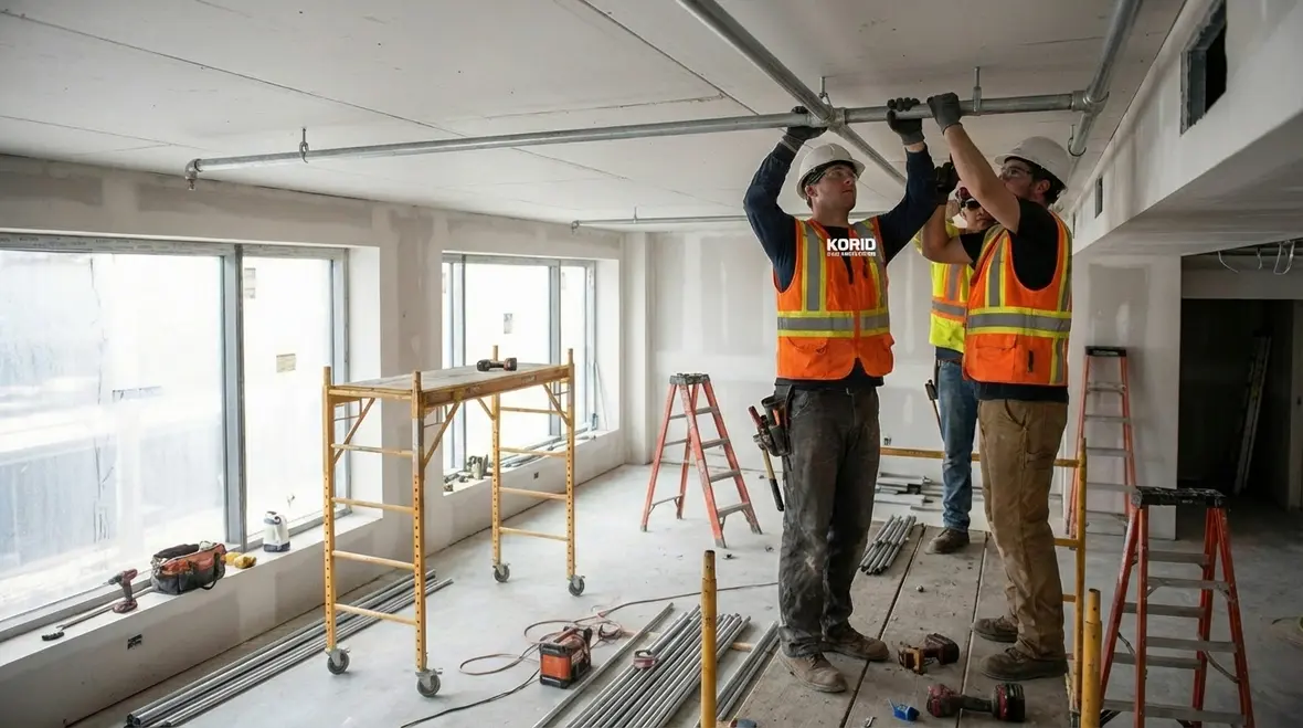 Engineered fire sprinkler layout for Avalon hotel