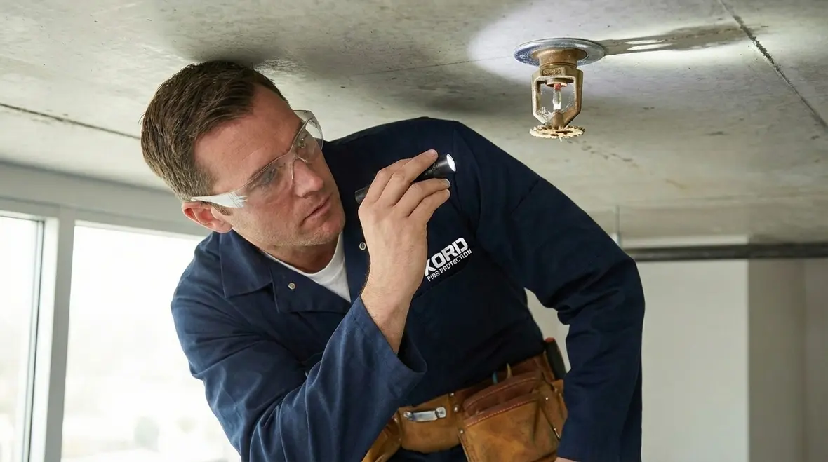 Bell fire sprinkler control valves and piping