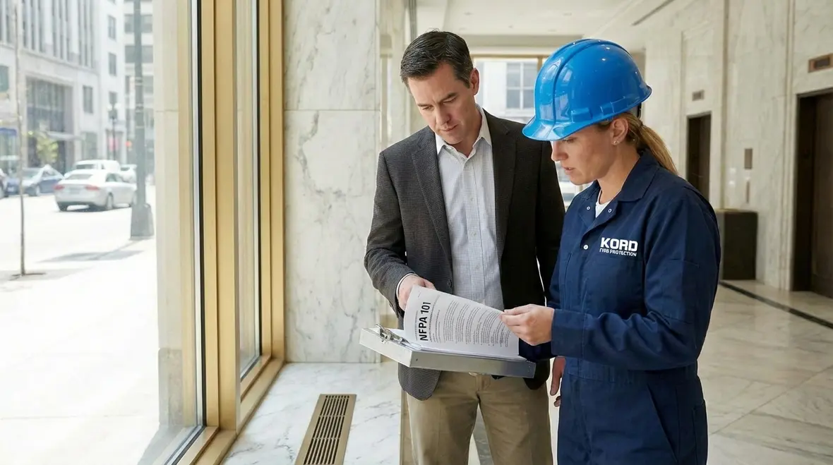 NFPA code books and plans for Beverly Hills properties