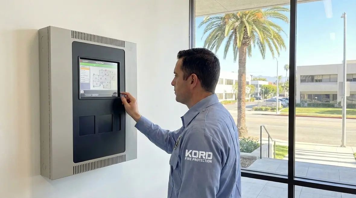 Burbank fire alarm systems in a commercial building